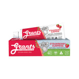 Grants of Australia Strawberry Surprise Kids Natural Toothpaste Fluoride Free 75g
