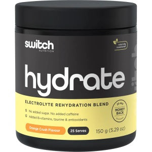 Switch Nutrition Hydrate Switch Tub Orange Crush 150g