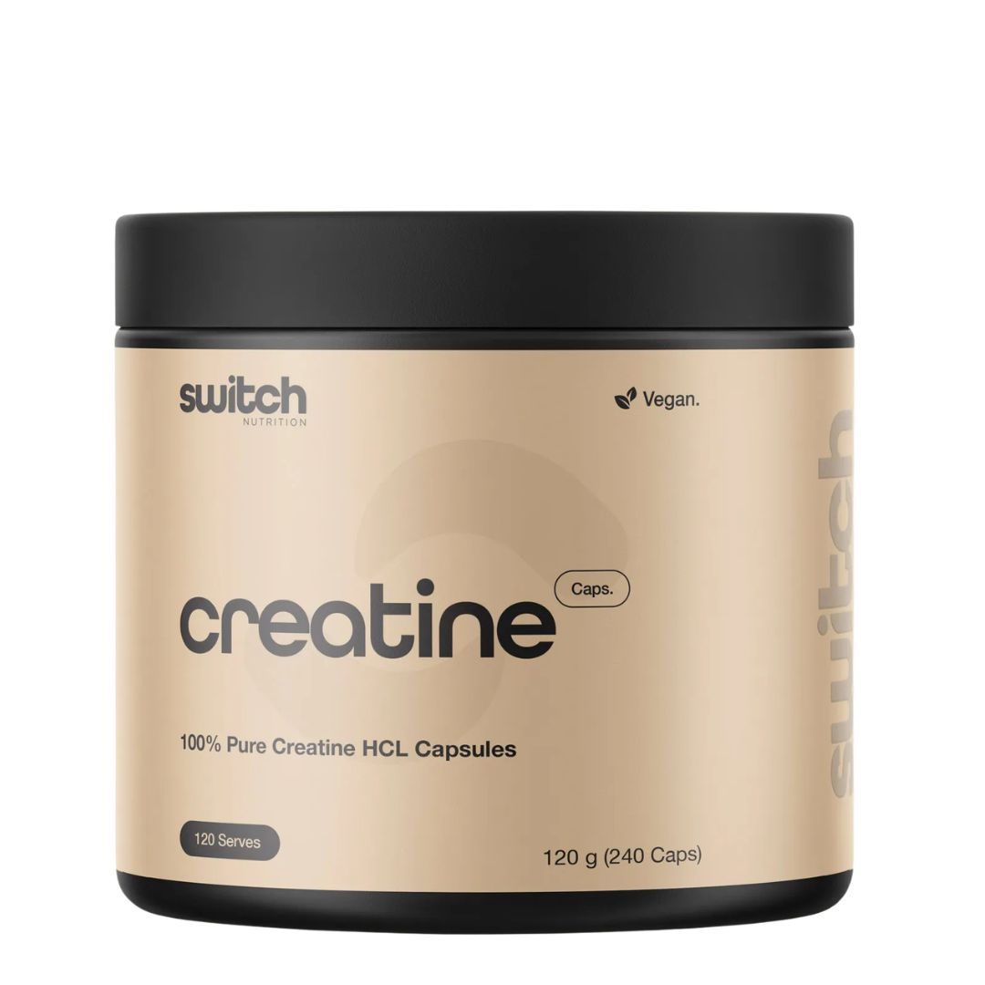 Switch Nutrition Creatine 100% Pure HCL 240 capsules tub