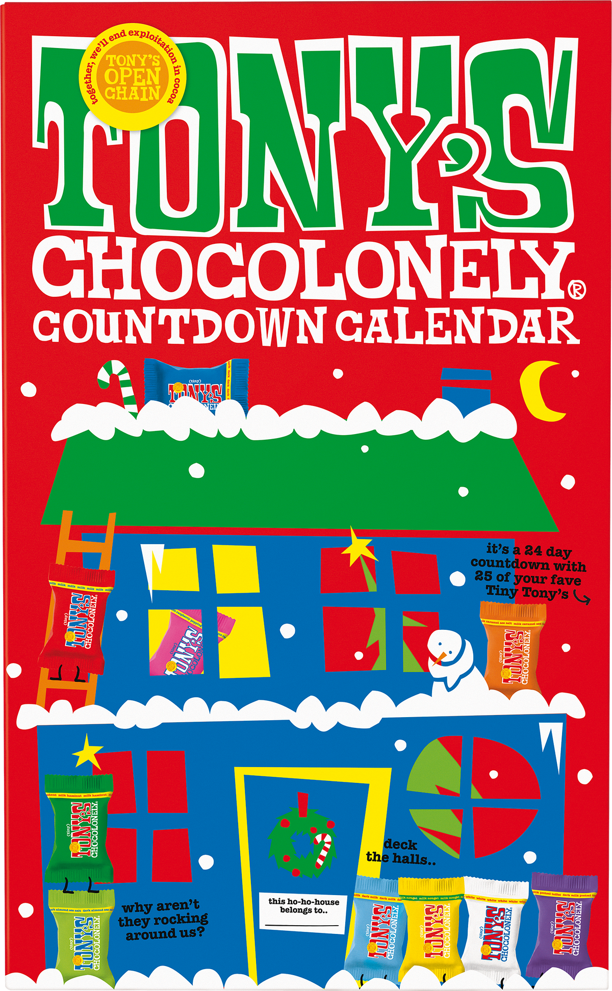 Tony's Chocolonely Big Chocolate Advent Calendar 225g