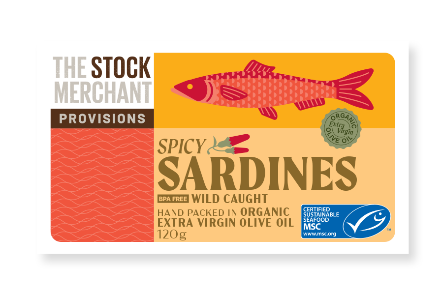 The Stock Merchant Spicy Sardines 120g