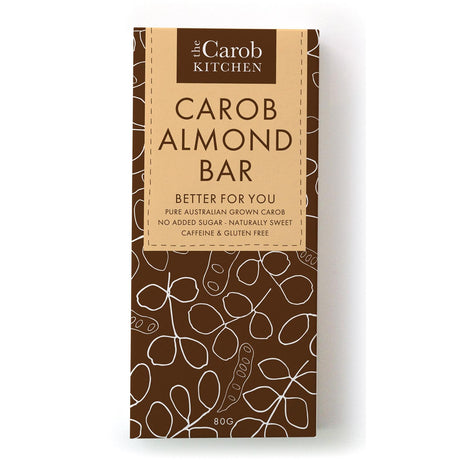 The Carob Kitchen Carob Bar Almond 80g