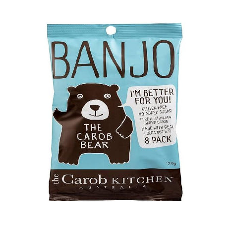 The Carob Kitchen Carobk Banjo Bear Milk 8x15g