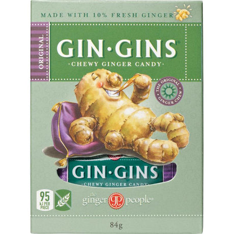 The Ginger People Ginger Candy Chewy Original 84g