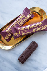 Mmmore The Good Bar Hazelnut dark chocolate protein bar