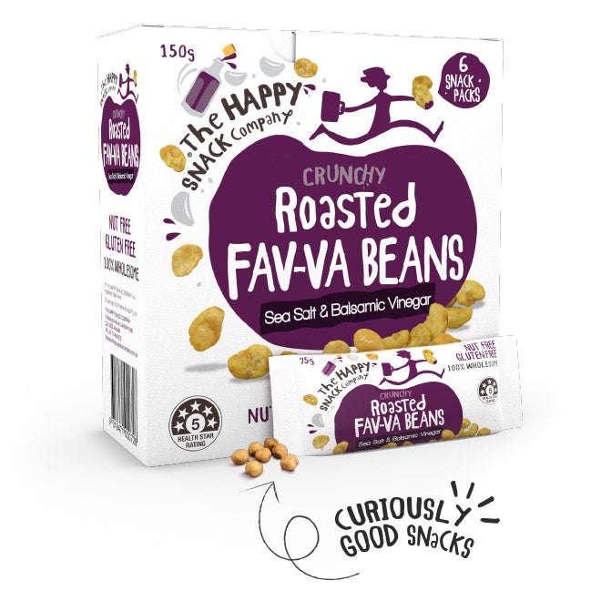 The Happy Snack Company Snack Fava Vinegar 150G