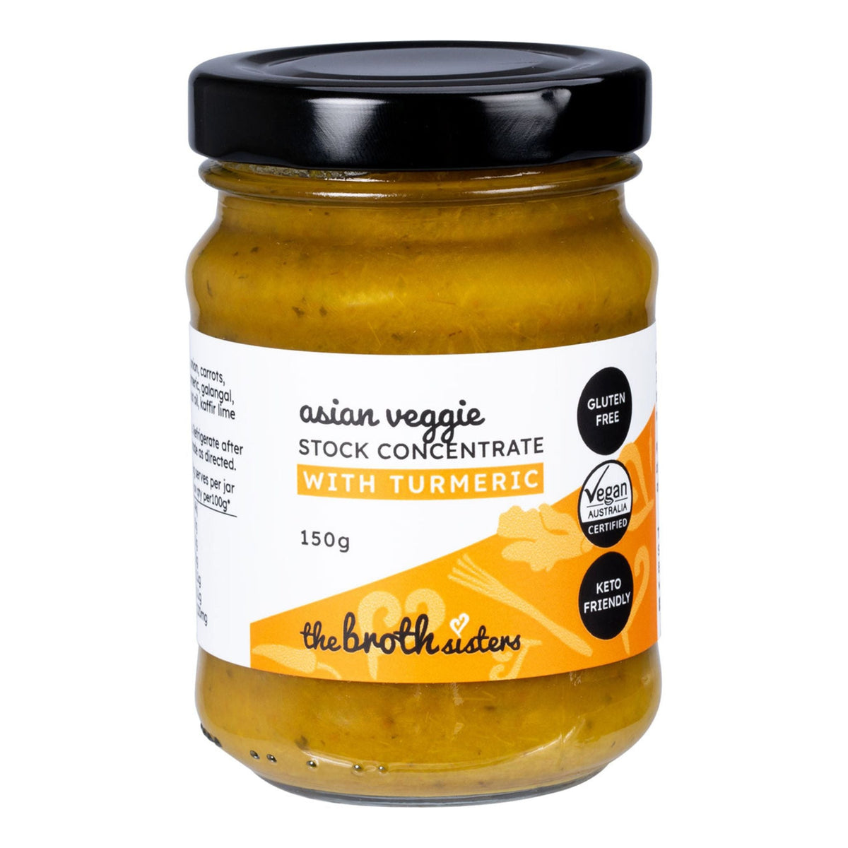 The Broth Sisters Asian Veggie Stock Concentrate 150g