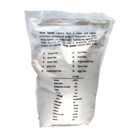 Three Spades Cassava Flour 2kg