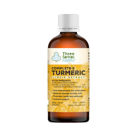 Three Springs Farm Turmeric Liquid 200ml