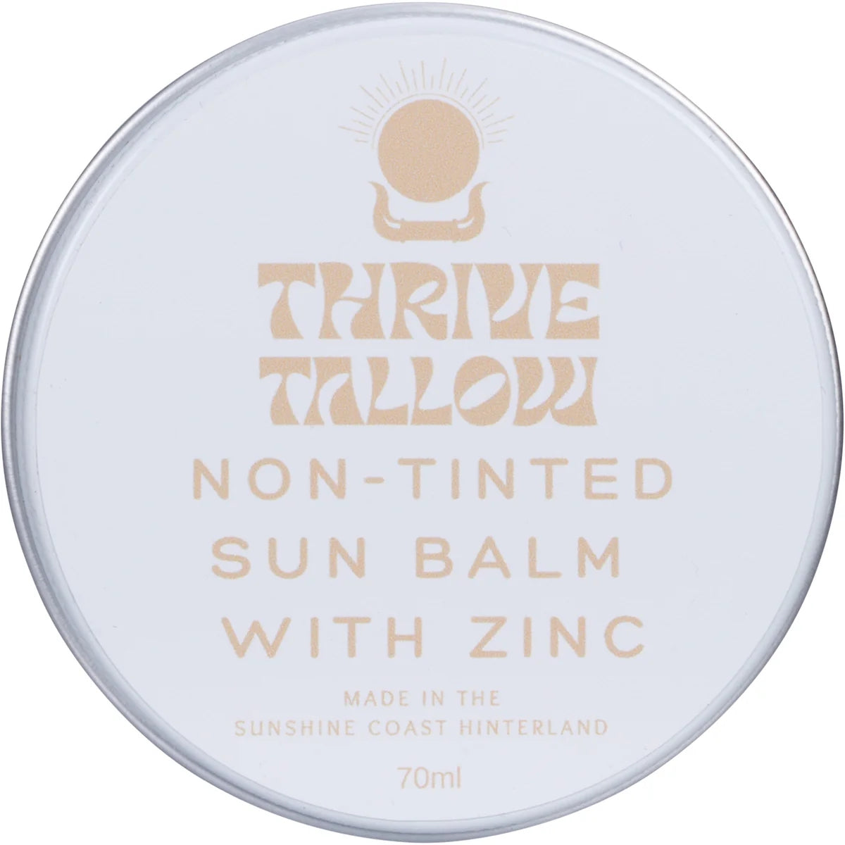 Thrive Tallow Sun Balm with Zinc Oxide - Non Tinted 70ml