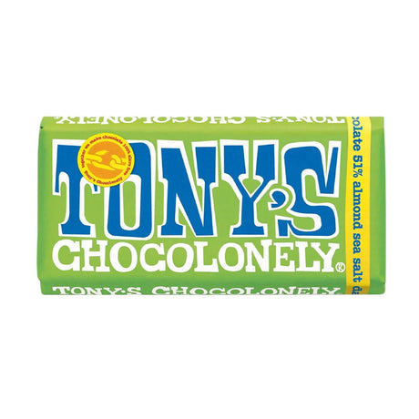 Tony's Chocolonely Dark Almond Sea Salt 180g