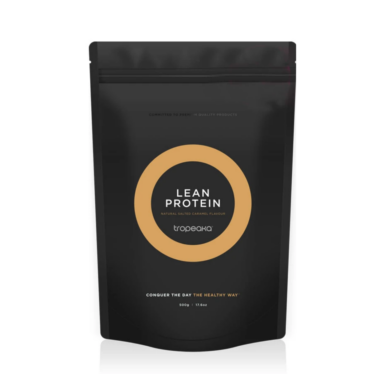 Tropeaka Lean Protein Salted Caramel 500g pouch