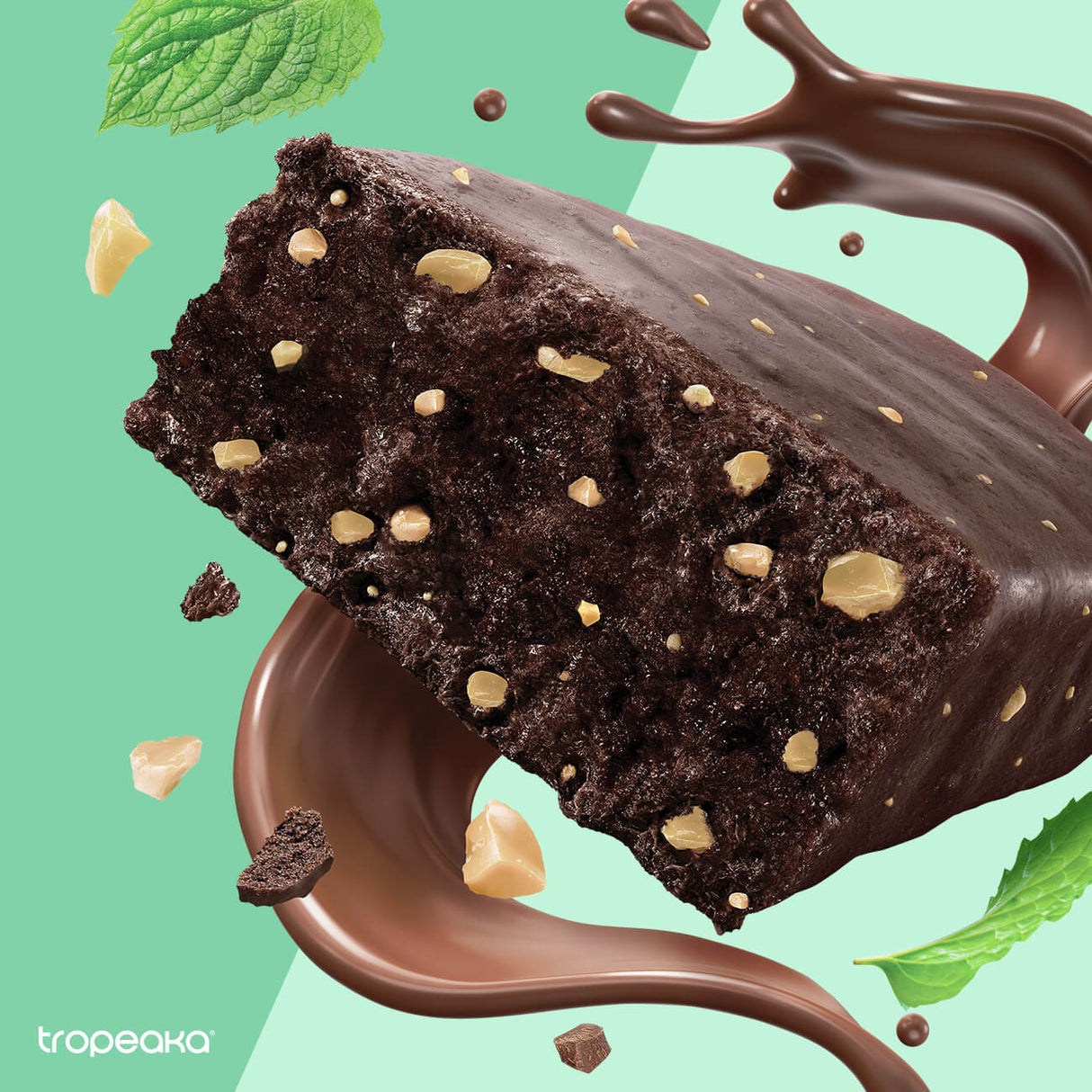 Tropeaka Protein Energy Bar Choc Mint Brownie