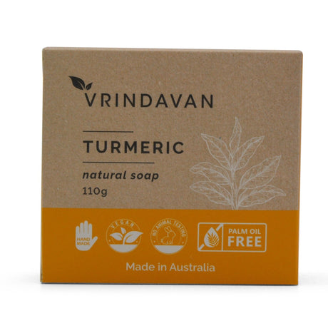 Vrindavan Turmeric Soap Golden Glow 110g