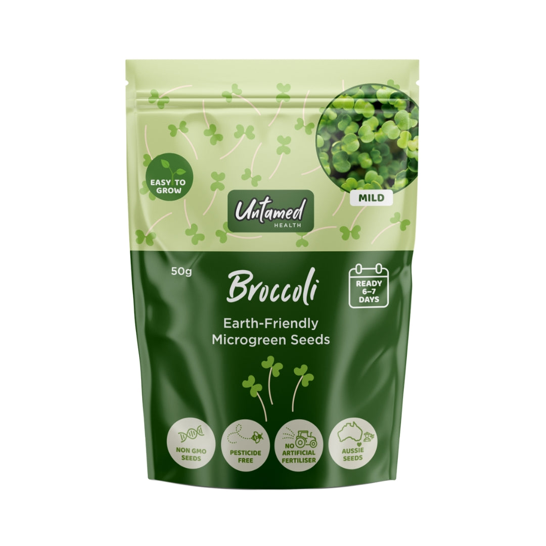 Untamed Health Broccoli Microgreen Seeds 50g