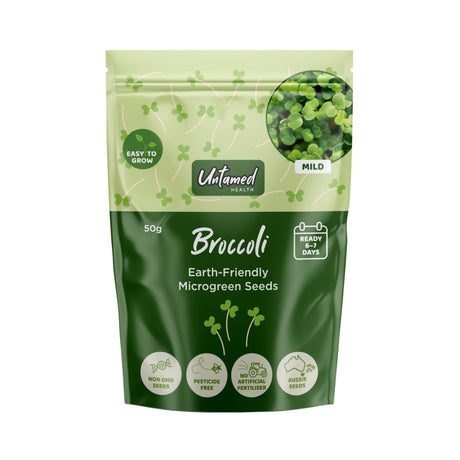 Untamed Health Broccoli Microgreen Seeds 50g