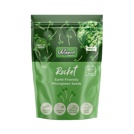 Untamed Health Rocket Microgreen Seeds 50g