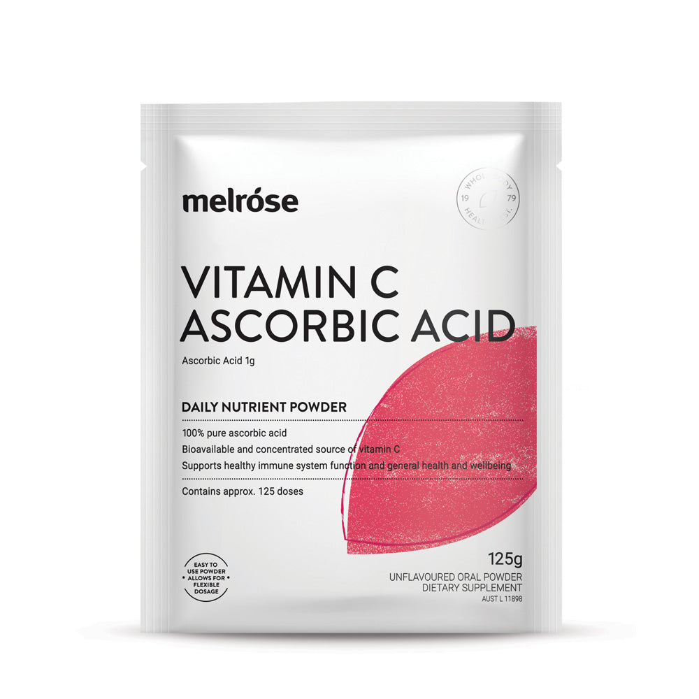 Melrose Vitamin C Ascorbic Acid 125g pouch