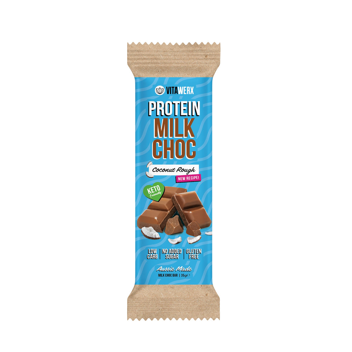 Vitawerx Milk Choc Coconut Rough 35g
