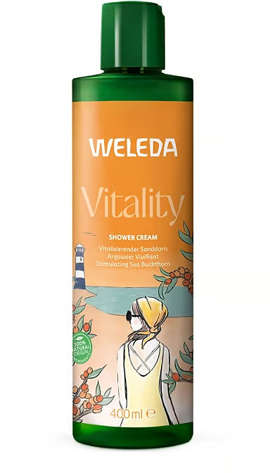 Weleda Vitality Shower Cream - Sea Buckthorn 400ml