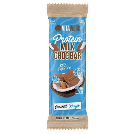 Vitawerx Milk Chocolate Coco Rough Bar 35g