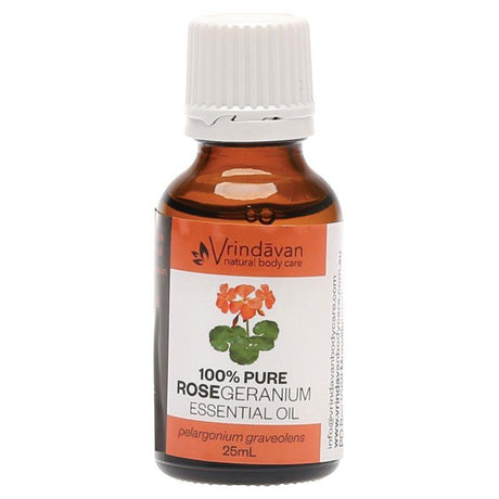 Vrindavan Oil (100%) Rose Geranium 25ml