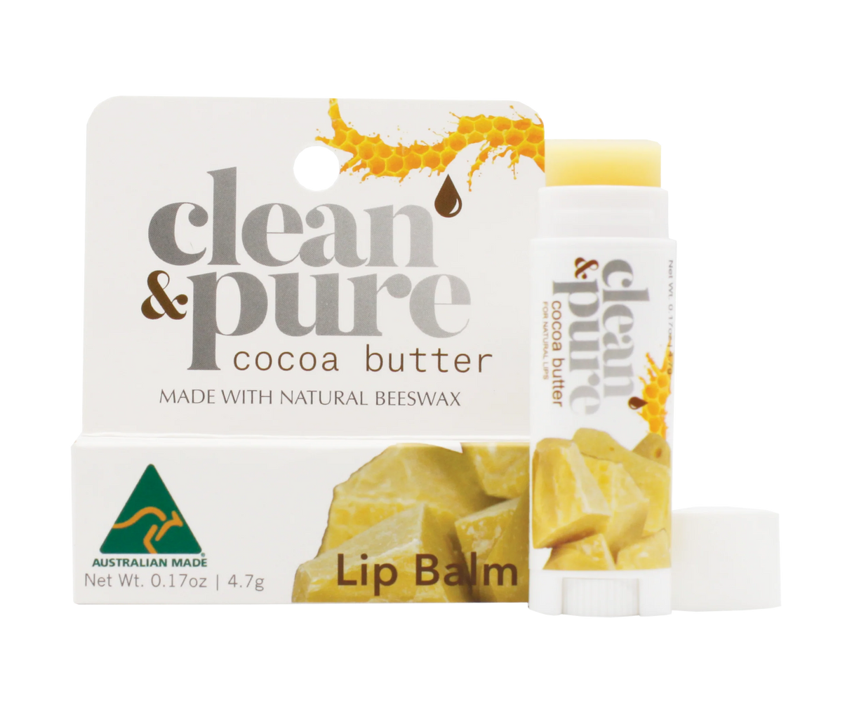 Clean & Pure Lip Balm Cocoa 6g