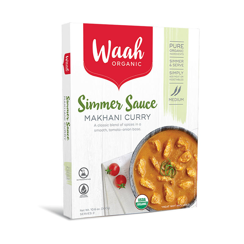 Waah Organics Simmer Sauces Makhani Curry 300g