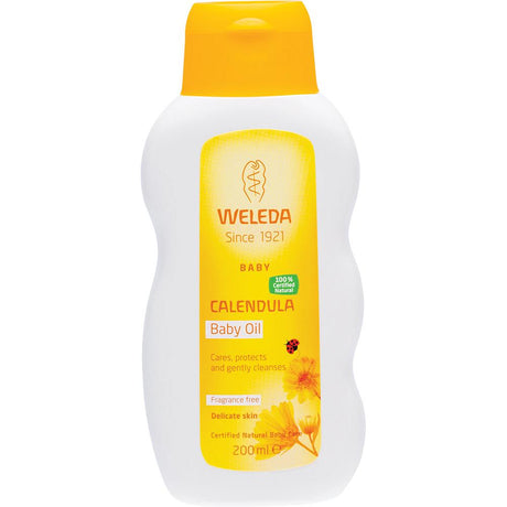 Weleda Calendula Baby Oil Fragrance Free 200ml