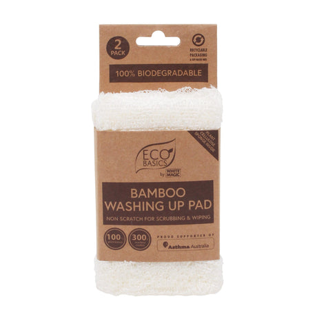 White Magic Bamboo Pad 2Pk