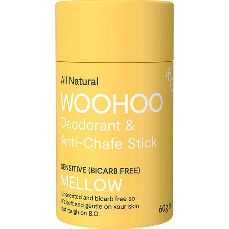 Woohoo Body Body Deodorant & AntiChafe Stick Mellow Sensitive 60g