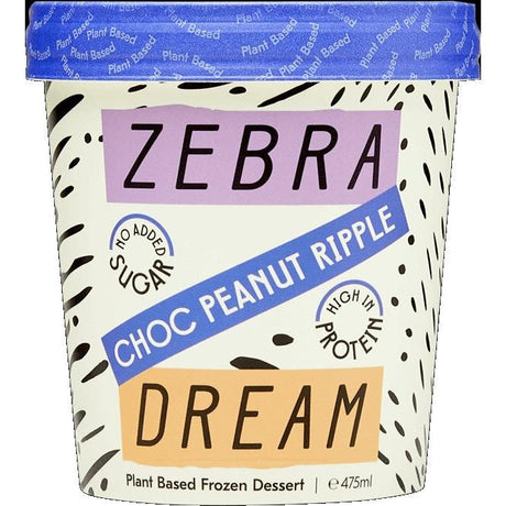 Zebra Dream Chocolate Peanut Ice 475ml