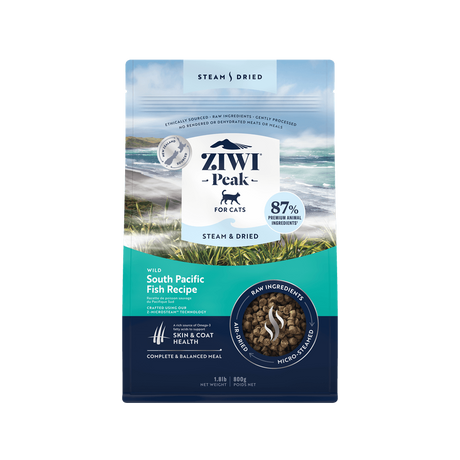 Ziwi Peak Steam & Dried Wild South Pacific Fish Dry Cat Food
