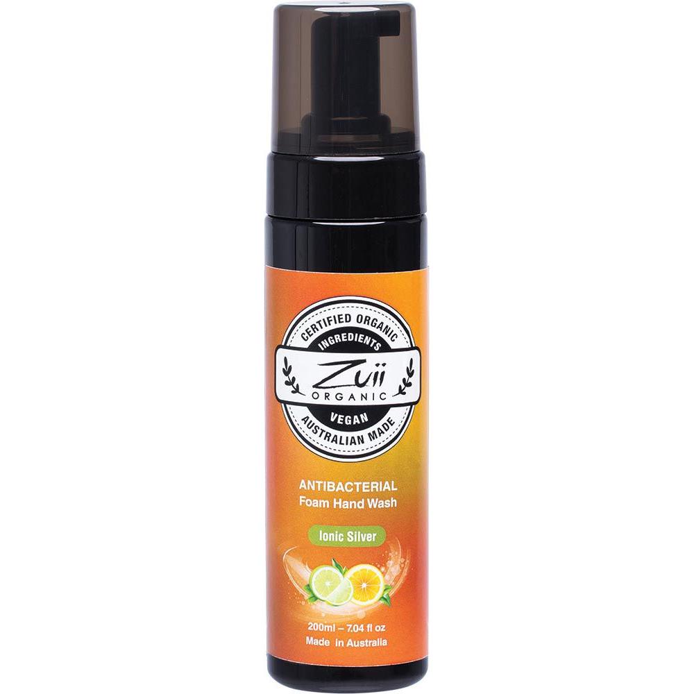 Zuii Organic Antibacterial Foam Hand Wash With Ionic Silver 200ml