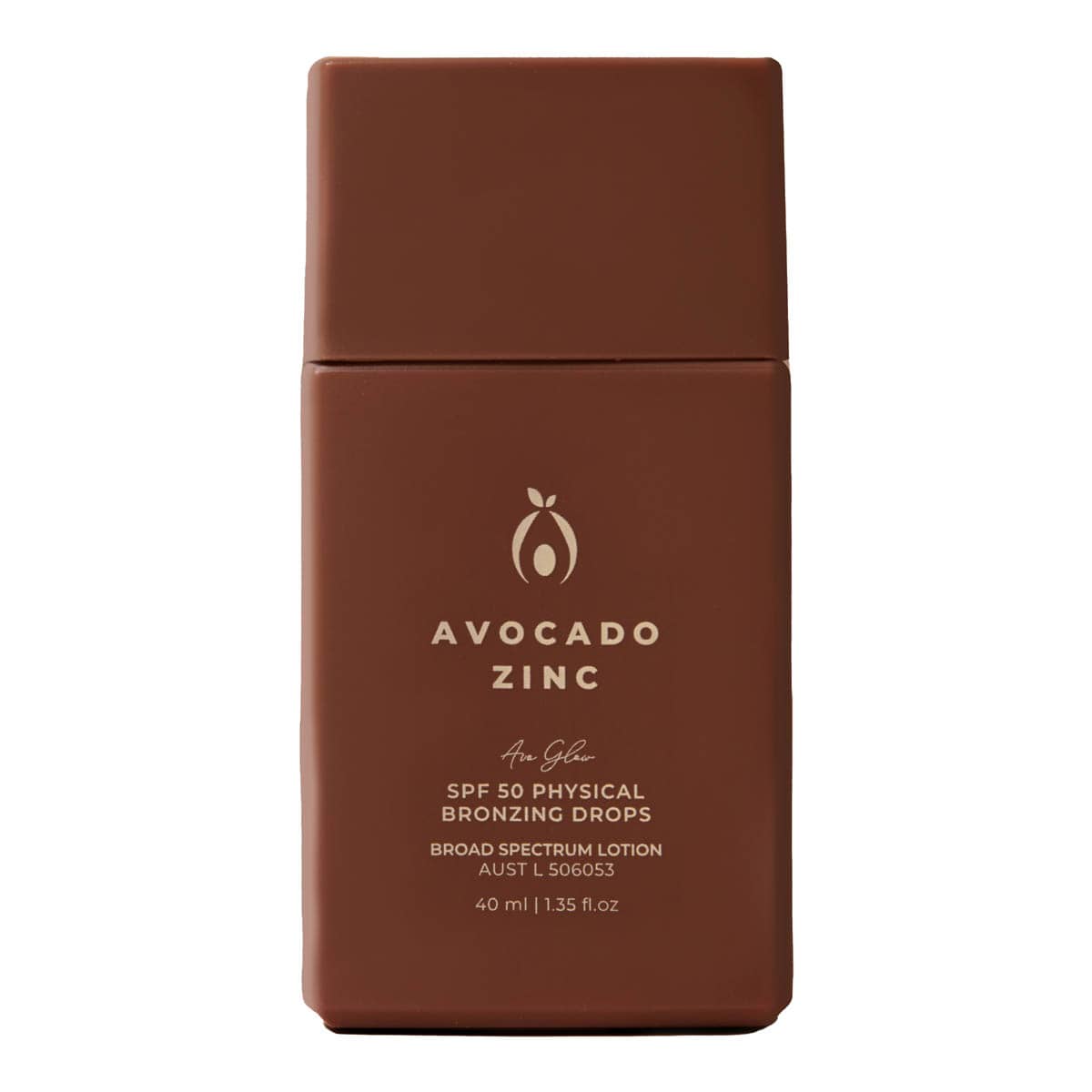 Avocado Zinc SPF50 Physical Bronzing Drops 40ml
