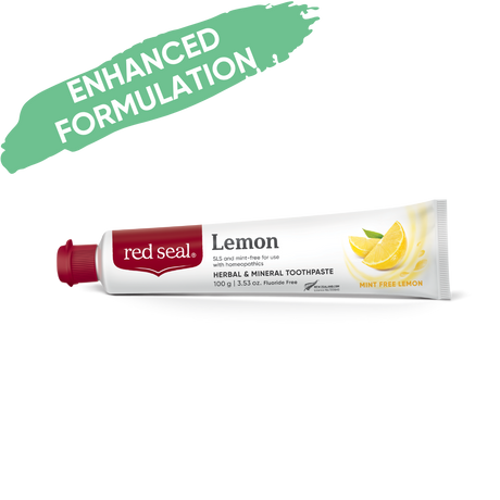 Red Seal Lemon Mint-Free Lemon Toothpaste 100g