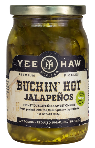 Yeehaw Pickle Co. Buckin' Hot Jalapenos 454g