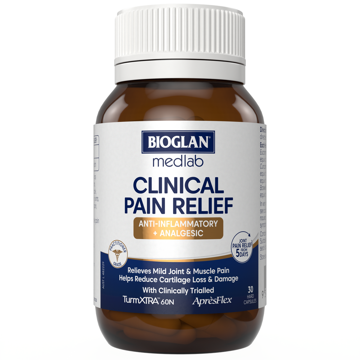 Medlab Clinical Pain Relief 30 capsules