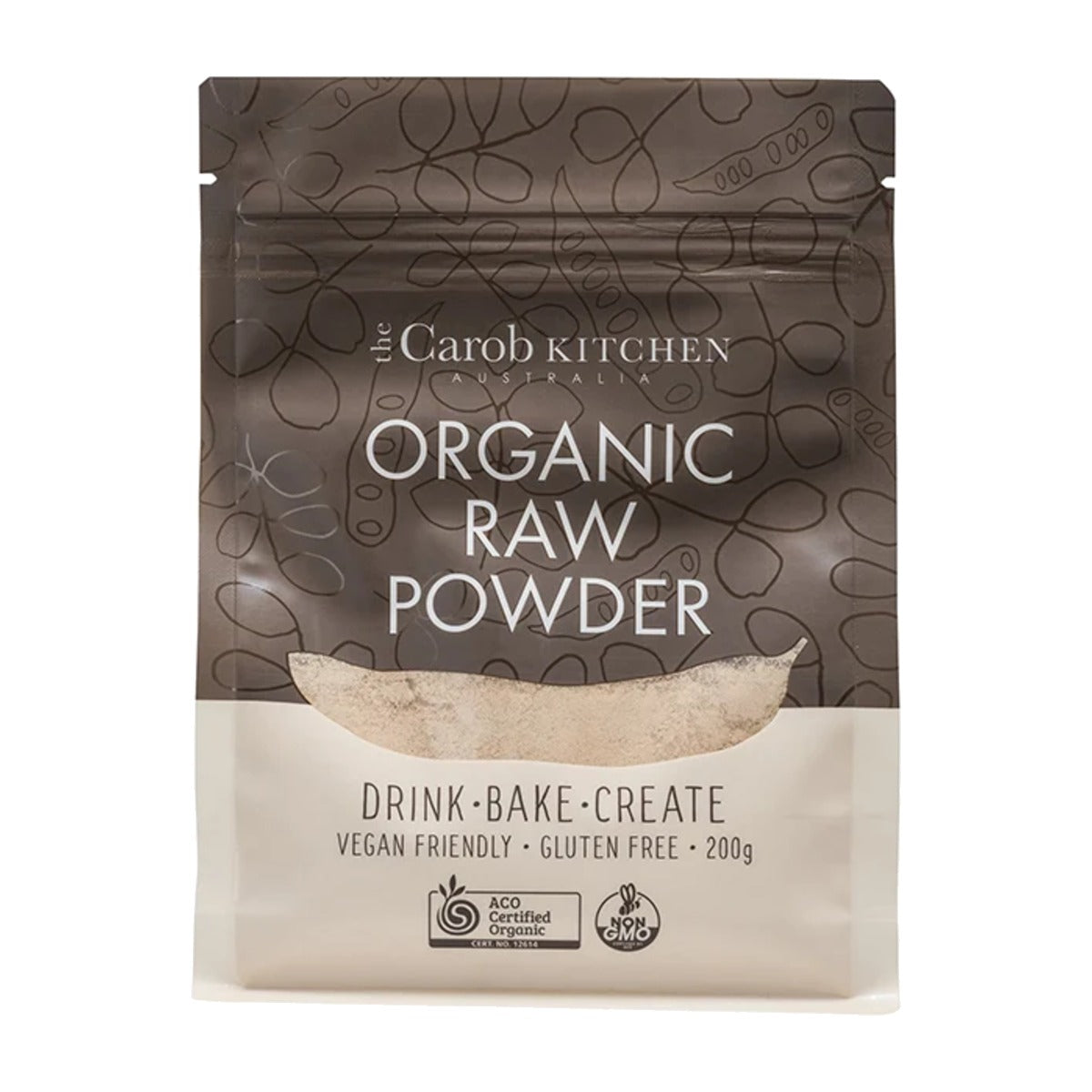 The Carob Kitchen Organic Raw Carob Powder 200g