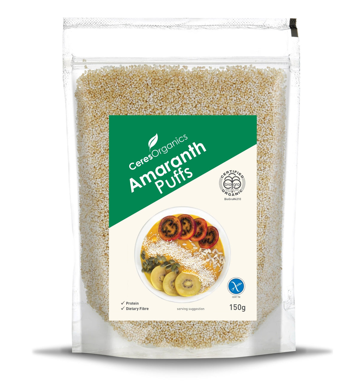 Ceres Organics Amaranth Puffs 150g