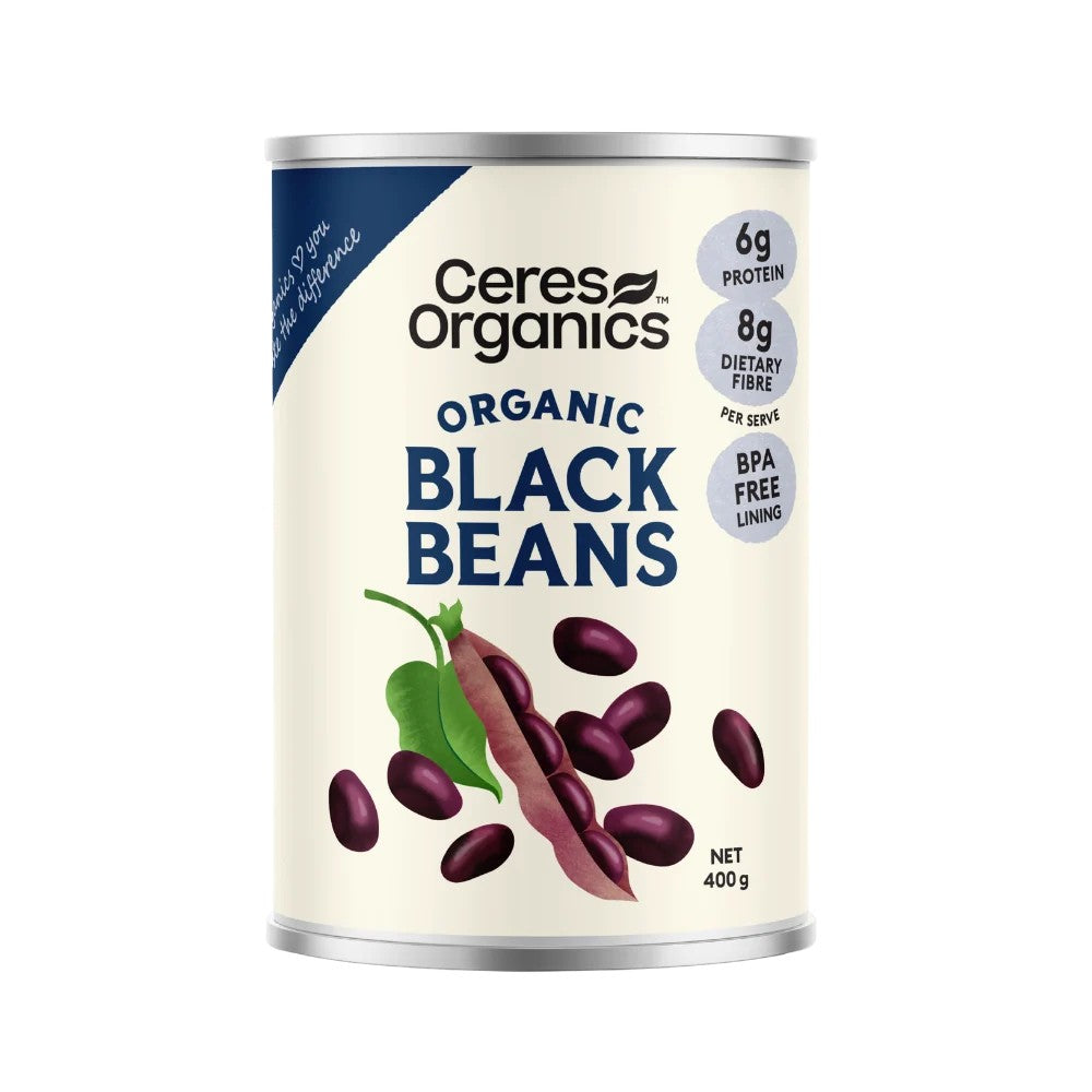 Ceres Organics Black Beans (Can) 400g