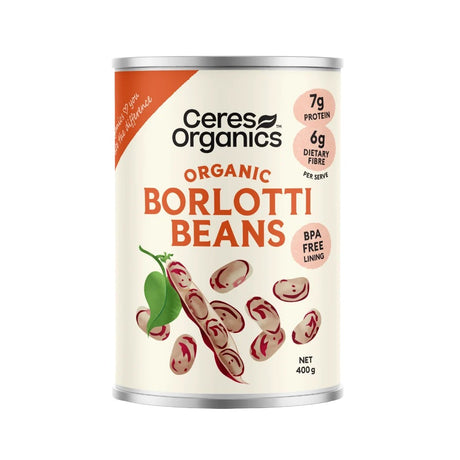 Ceres Organics Borlotti Beans (Can) 400g