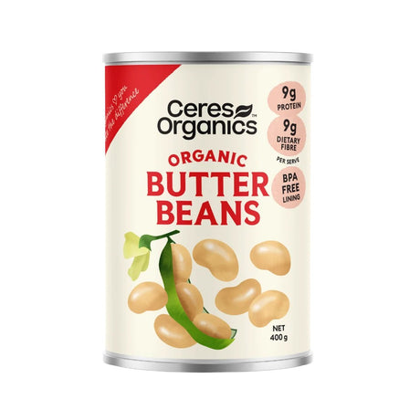 Ceres Organics Butter Beans (Can) 400g