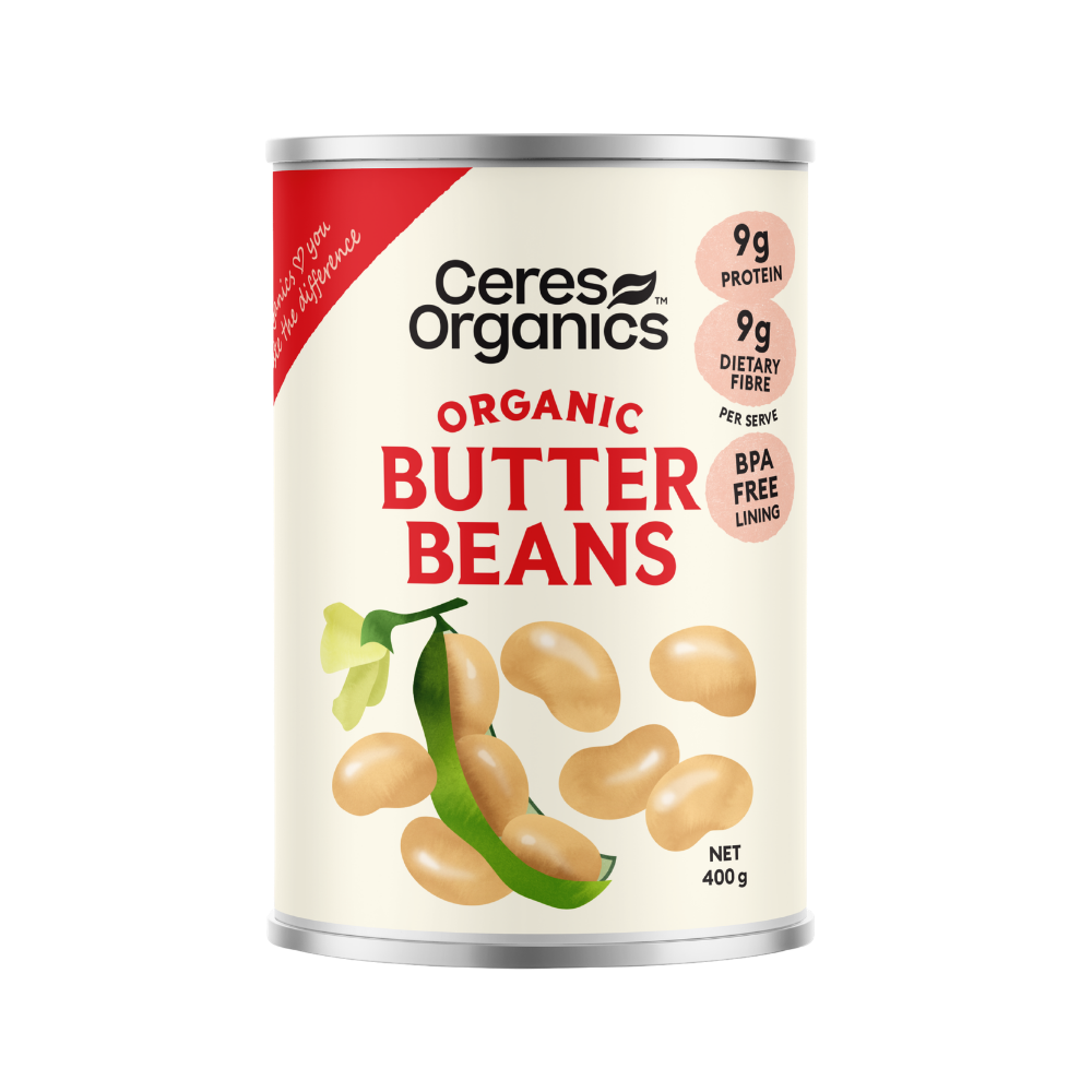 Ceres Organics Butter Beans (Can) 400g