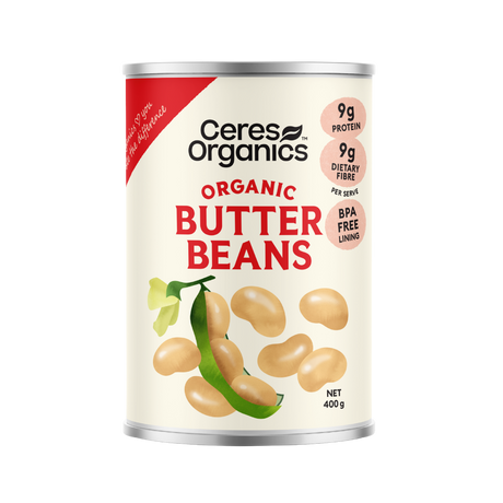 Ceres Organics Butter Beans (Can) 400g
