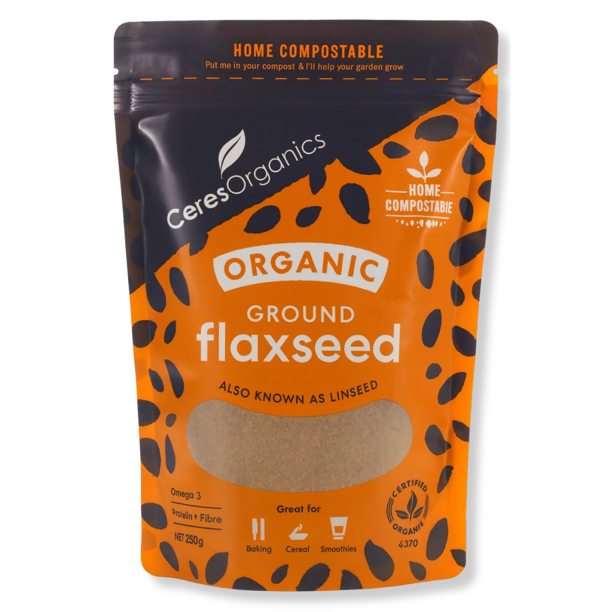 Ceres Organics Flaxseed Ground (Ground Linseed) 250g