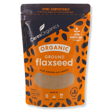 Ceres Organics Flaxseed Ground (Ground Linseed) 250g