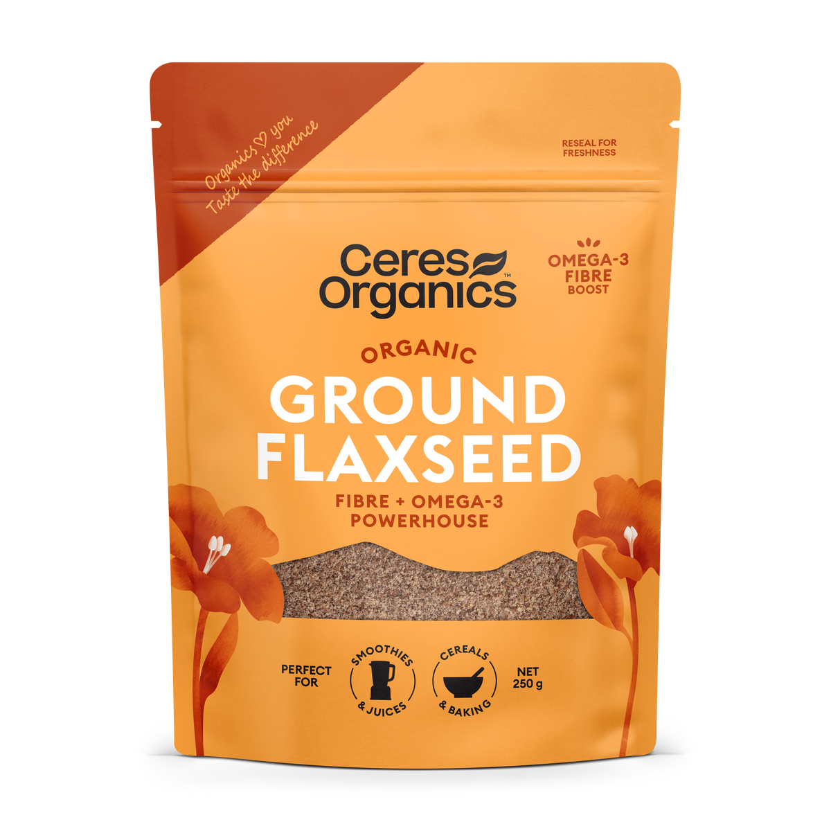 Ceres Organics Flaxseed Ground (Ground Linseed) 250g