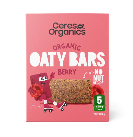 Ceres Organics Oaty Bars Berry 100g