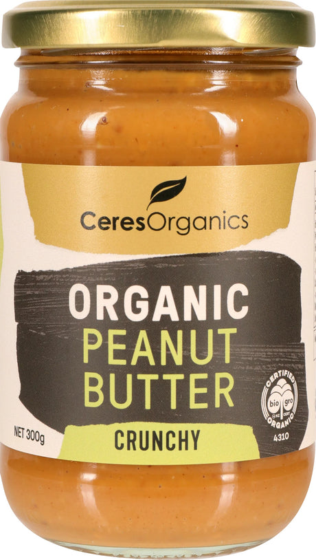 Ceres Organics Peanut Butter Crunchy 300g